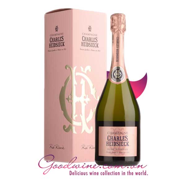 Rượu vang Champagne Charles Heidsieck Rosé Réserve nhập khẩu giá tốt tại GoodWine.com.vn