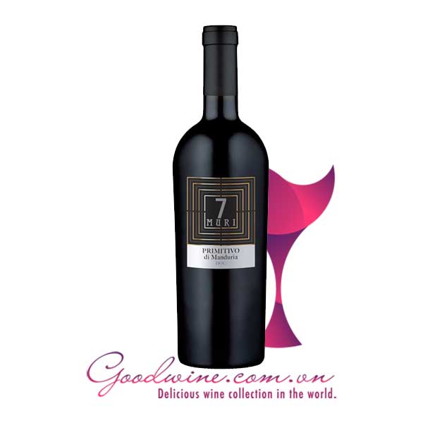 Rượu vang 7 Muri Primitivo di Manduria nhập khẩu giá tốt tại GoodWine.com.vn