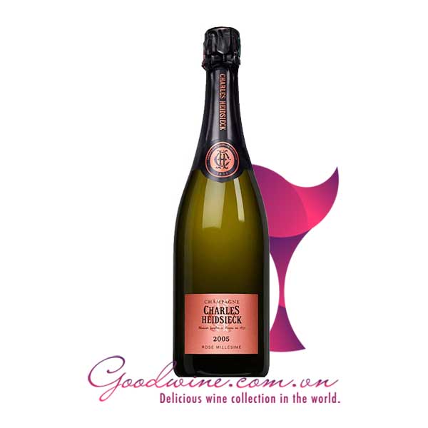 Rượu Champagne Charles Heidsieck Rosé Millésimé nhập khẩu giá tốt tại GoodWine.com.vn