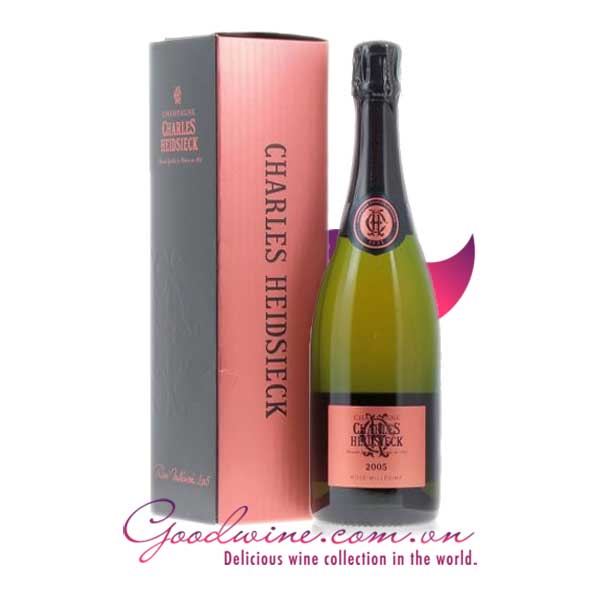 Rượu vang Champagne Charles Heidsieck Rosé Millésimé nhập khẩu giá tốt tại GoodWine.com.vn