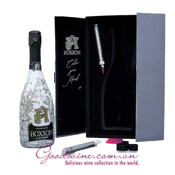 Rượu vang Champagne HOXXOH Blanc De Blancs nhập khẩu giá tốt tại GoodWine.com.vn