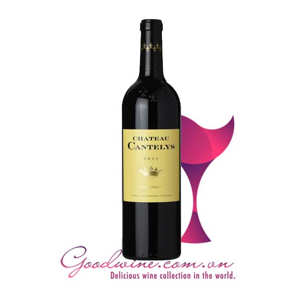 Rượu vang Chateau Cantelys Rouge nhập khẩu giá tốt tại GoodWine.com.vn