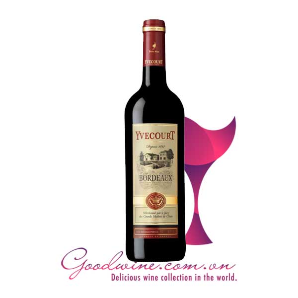Rượu vang Yvecourt Bordeaux Rouge nhập khẩu giá tốt tại GoodWine.com.vn