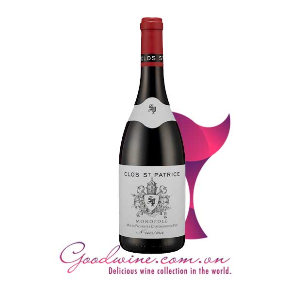 Rượu vang Domaine St Patrice Clos St Patrice nhập khẩu giá tốt tại GoodWine.com.vn
